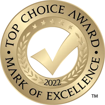 logo for Top Choice Award for Immigration Services in Edmonton for 2022