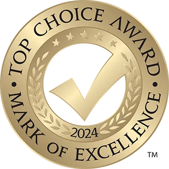logo for Top Choice Award for Immigration Services in Edmonton for 2024
