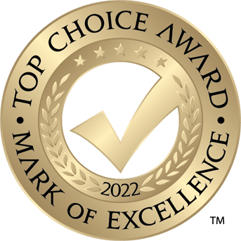 logo for Top Choice Award for Immigration Services in Edmonton for 2022