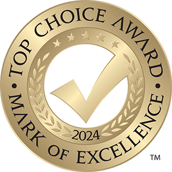 logo for Top Choice Award for Immigration Services in Edmonton for 2024